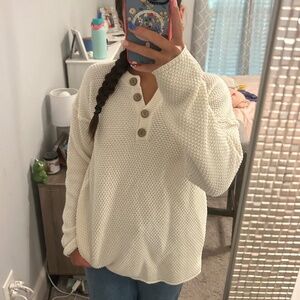 Button up sweater